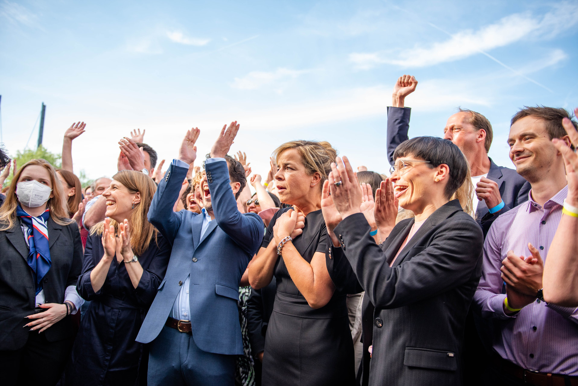 Landtagswahl Nordrhein-Westfalen 2022 – Foto Alexander Franz – 2022 05 15 Landtagswahlen Gruene NRW 30