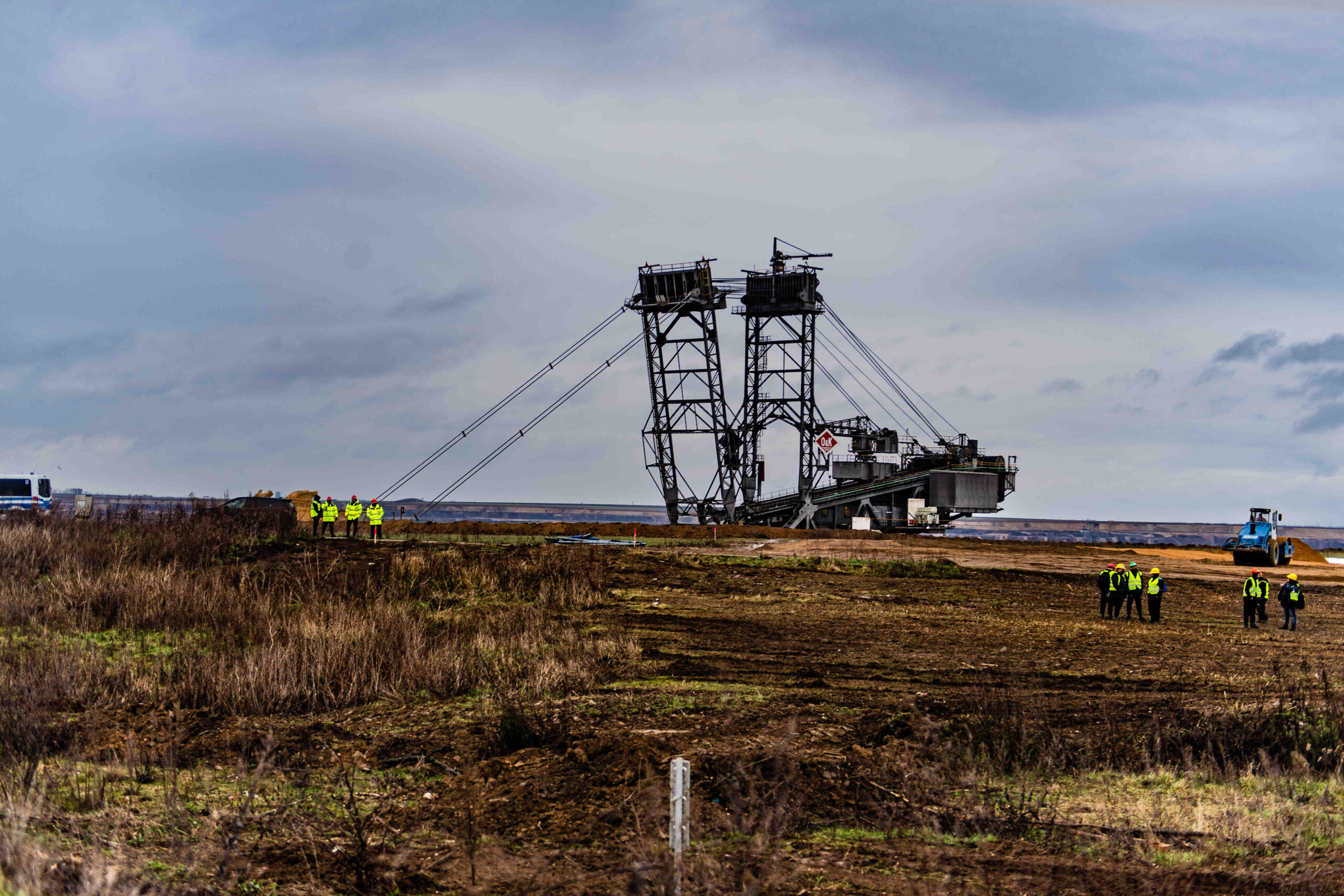 Protestlager in Lützerath im Braunkohlerevier, Januar 2023 – Foto Alexander Franz