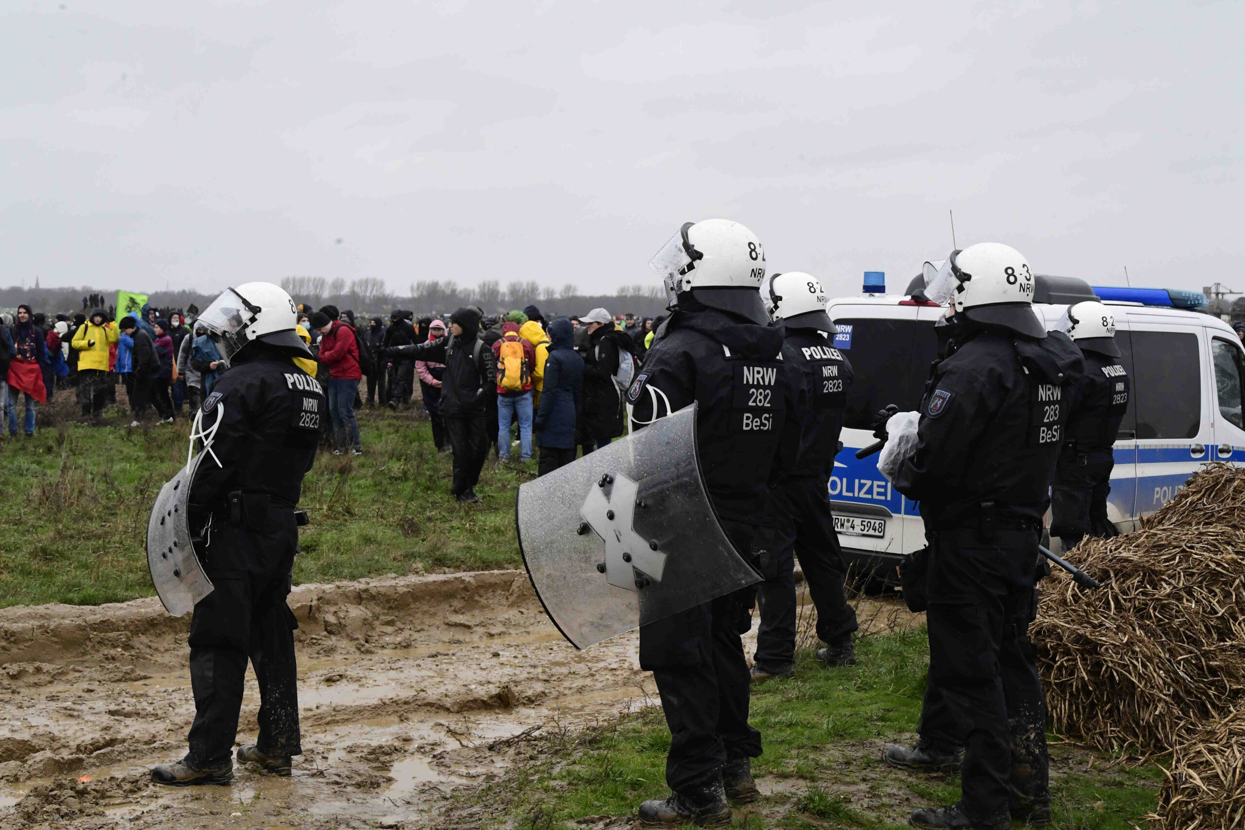 Protestdemo in Lützerath am 14. Januar 2023 – Foto Alexander Franz